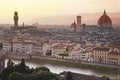 Florence skyline at sunrise, Italy