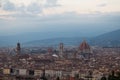 Florence at sunset light. Cattedrale di Santa Maria del Fiore. Tuscany. Italy. Royalty Free Stock Photo