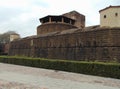 Florence, Italy, Fortress of Saint John the Baptist, Fortezza da Basso, outdoors, view. Royalty Free Stock Photo