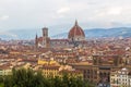 Florence, Tuscany, Italy: The famous Cathedral of Santa Maria del Fiore Royalty Free Stock Photo