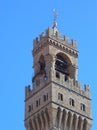 Florence Tuscany Italy. Arnolfo Tower in Palazzo Vecchio, Royalty Free Stock Photo