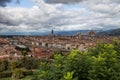 Florence - view at Arno river and old town of Florence, Tuscany, Italy Royalty Free Stock Photo