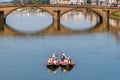 Florence. Walking along the Arno