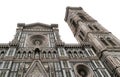 Florence& x27;s Cathedral, the Duomo isolated on white, Italy