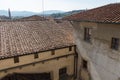 Florentine building. View from the top of Palazzo Vecchio, Florence, Tuscany, Italy. Royalty Free Stock Photo