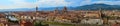 Florenze, FI, Italy - August 21, 2015: Panoramic View with many Royalty Free Stock Photo