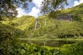 Flores island, Azores travel destination, hiking, waterfalls and nature