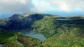 Flores island lagoons Royalty Free Stock Photo