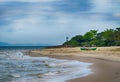 Florianopolis,the beach Jurere,Brazil Royalty Free Stock Photo
