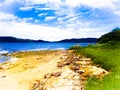 FlorianÃÂ³polis Lagon, Brazil. Royalty Free Stock Photo