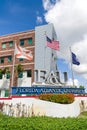 Florida Atlantic University Entrance and Trademark Logo Royalty Free Stock Photo