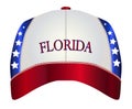 Florida Baseball Cap Royalty Free Stock Photo