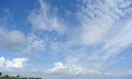 Sanibel Island Beach Clouds Royalty Free Stock Photo