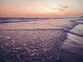 Florida Beach Sunset Royalty Free Stock Photo