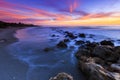 Florida Beach Sunset Royalty Free Stock Photo