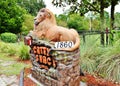 Florida catty shack ranch wildlife sanctuary entrance Royalty Free Stock Photo