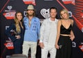 Florida Georgia Line - Brian Kelley & Tyler Hubbard & wives Royalty Free Stock Photo