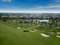 Florida Golf Course Flyover Royalty Free Stock Photo