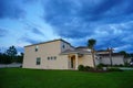 Florida house and cloud Royalty Free Stock Photo