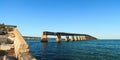 Florida Keys Bahia Honda Bridge Royalty Free Stock Photo