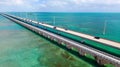 Florida Keys Bridge, aerial view