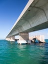 Florida Keys bridge and heritage trail Royalty Free Stock Photo