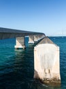 Florida Keys bridge and heritage trail Royalty Free Stock Photo