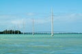 Florida Keys Channel 2 and 5 bridge, USA Royalty Free Stock Photo