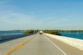 Florida Keys coastal highway Royalty Free Stock Photo