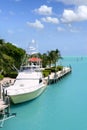 Florida Keys fishing boats in turquoise waterway