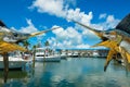 Florida Keys Marina Royalty Free Stock Photo