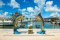 Florida Keys Marina Royalty Free Stock Photo