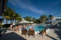 Florida Keys resort swimming pool Royalty Free Stock Photo