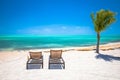 Florida Keys scenic white sand beach view, Marathon, Florida Royalty Free Stock Photo