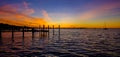 Florida Keys Sunset Royalty Free Stock Photo