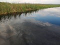 Florida lake Reflected