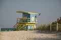 Florida life guard hut Royalty Free Stock Photo