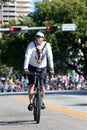 Florida Man Rides Bicycle With Chihuahua Strapped To Chest Royalty Free Stock Photo