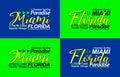 Florida Miami urban calligraphy typeface superior vintage, for print on t shirts etc.