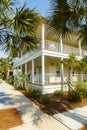 Florida Panhandle Home Royalty Free Stock Photo