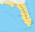 Florida political map