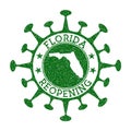 Florida Reopening Stamp.