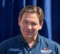 Florida Republican Governor Ron DeSantis Politicial Candidate Speaking at the Iowa State Fair in Des Moines, Iowa, United States