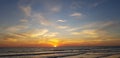 Florida Siesta Key sunset beach Royalty Free Stock Photo