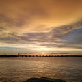 FLorida southwest sunset view, beaches Royalty Free Stock Photo