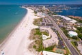 Florida. St Pete Beach Florida. Ocean beach, Hotels and Resorts. Turquoise color of salt water. American Coast or shore