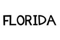 Florida stamp typographic stamp
