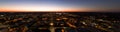 Florida State Capitol at Twilight aerial view Royalty Free Stock Photo