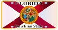 Florida State Flag License Plate