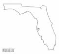 Florida outline map